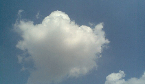 PS绘制韩式卡通风格云朵效果