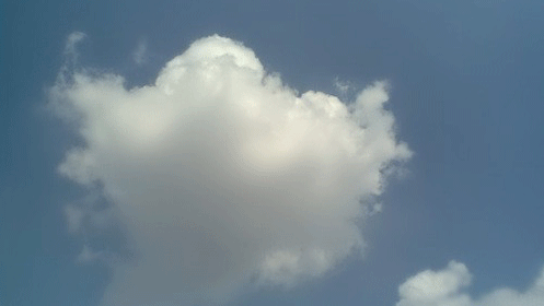 PS绘制韩式卡通风格云朵效果