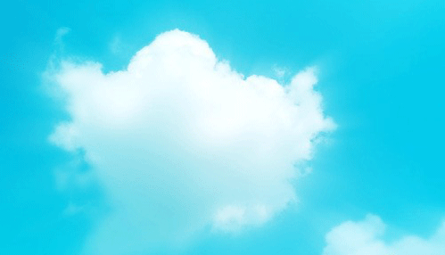 PS绘制韩式卡通风格云朵效果