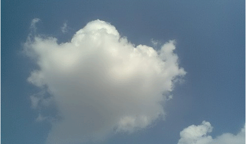 PS绘制韩式卡通风格云朵效果