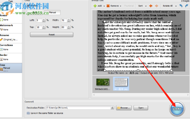 AnyPic Image Converter批量裁剪图片的操作方法