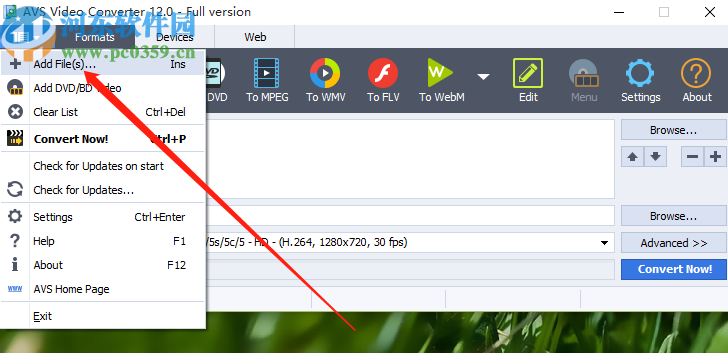 使用AVS Video Software将WMV转换成MP4的方法步骤