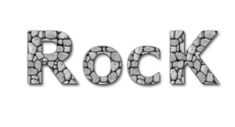 PS如何制作石子字