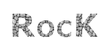 PS如何制作石子字