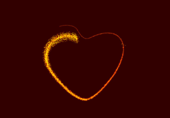 ps如何鼠绘一个发光爱心