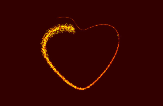 ps如何鼠绘一个发光爱心