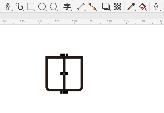 CDR2020软件怎么画礼品盒图案
