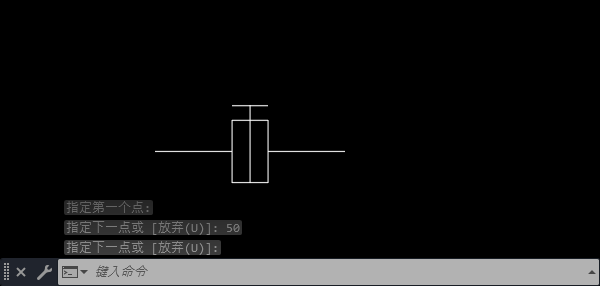 CAD2023中怎么画挡住阀图例