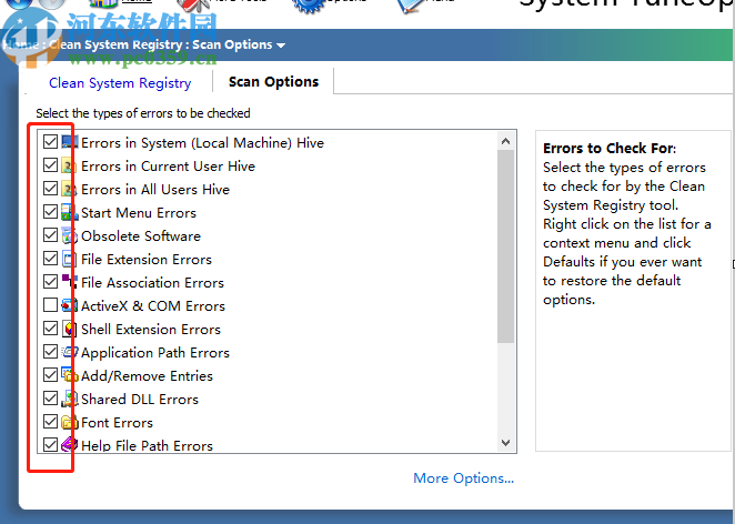 System TuneUp清理系统注册表的方法