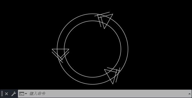 cad2020怎么画弯曲的箭头