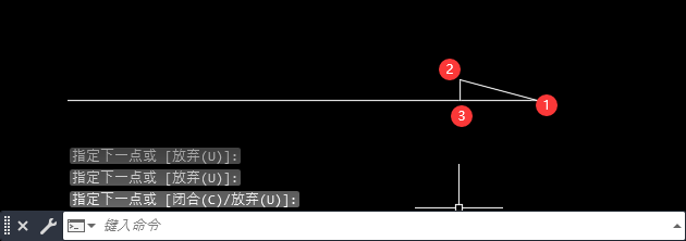 cad如何给一条直线上加箭头