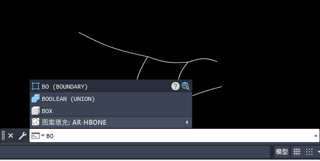 CAD2023中BO是什么命令