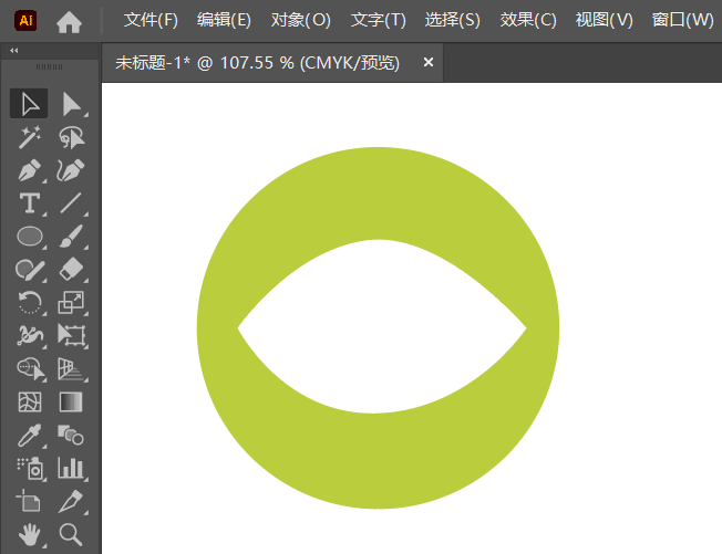 眼睛图标怎么画