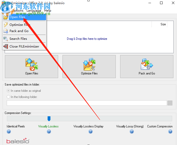 FILEminimizer Office批量压缩文件的方法