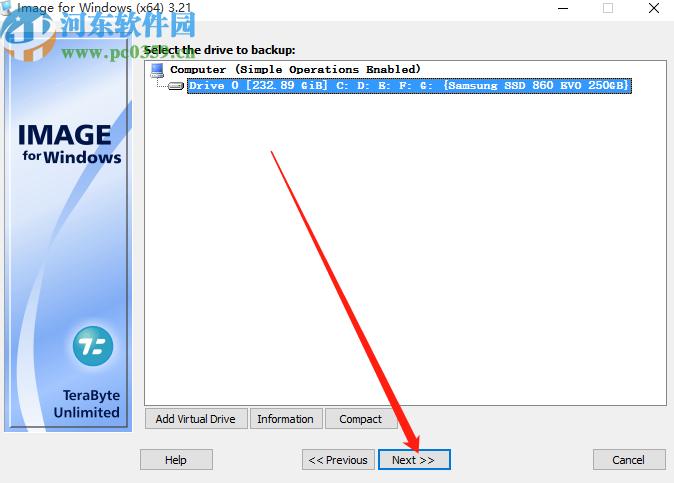 TeraByte Drive lmage Backup备份文件的操作方法