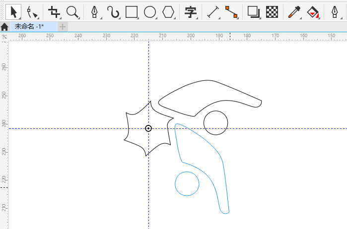 CDR怎么画旋转式LOGO