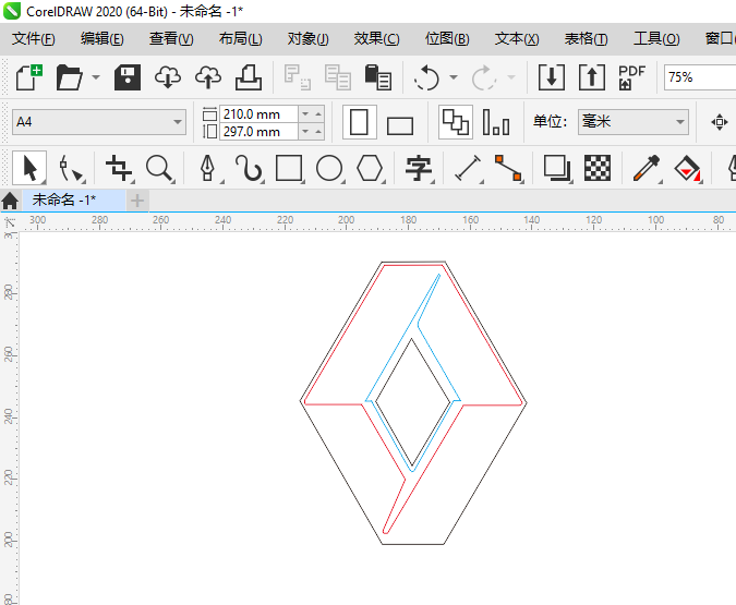雷诺汽车车标设计的方法