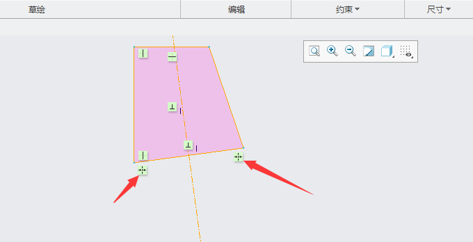 CREO5.0怎么设置草绘图形对称