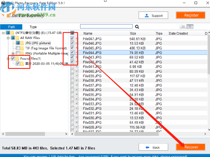 使用iFinD Photo Recovery恢复照片的方法