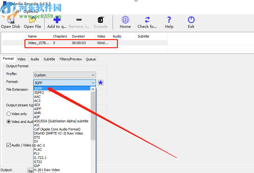 XMedia Recode把WMV转换成3GP的方法