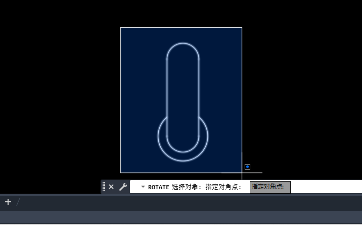 cad原地旋转180度的方法与步骤