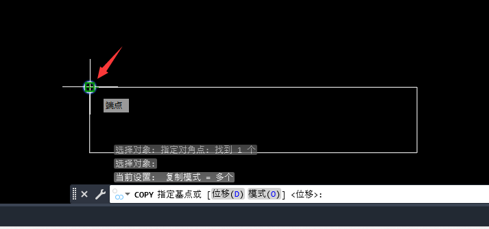 CAD2023复制时怎么进入阵列模式