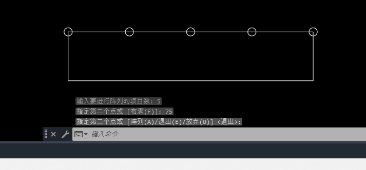 CAD2023复制时怎么进入阵列模式