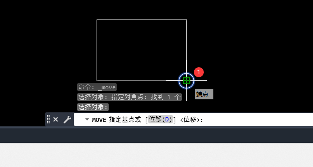 CAD2023怎么移动对象到自已想要的位置