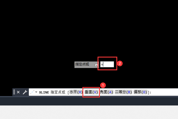 CAD2023怎么创建无限长的垂直线