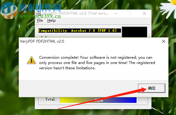 VeryPDF PDF2HTML把PDF文件转换成HTML的方法