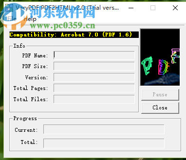 VeryPDF PDF2HTML把PDF文件转换成HTML的方法