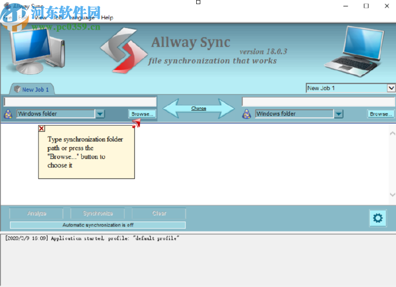 Allway Sync同步电脑文件夹的操作方法