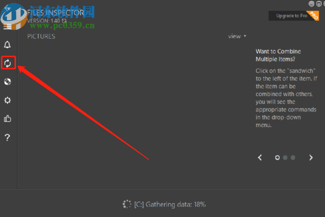 Files Inspector清理电脑垃圾文件的方法