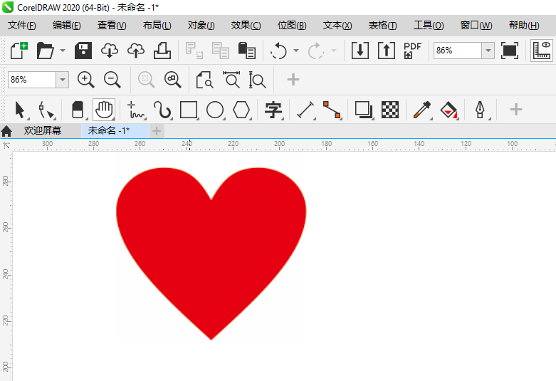 怎么在CDR里面把图形放大显示？