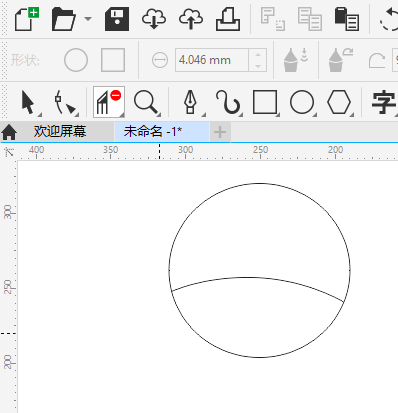 在CDR2020中虚拟段删除工具怎么用