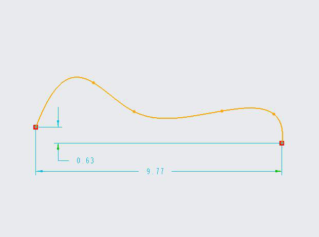 CREO如何创建样条曲线