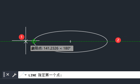 cad椭圆中心线怎么画