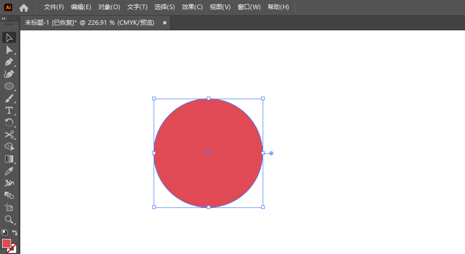 ai怎么画搜索图标