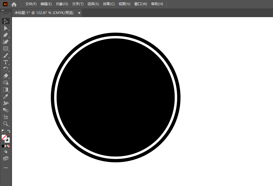 AI怎么画解除限制速度40的图标