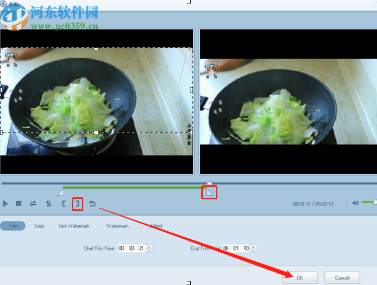 Jihosoft Video Converter剪切视频的方法