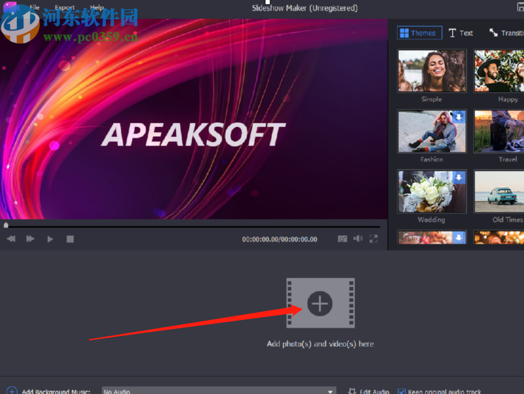 Apeaksoft Slideshow Maker制作电子相册的方法