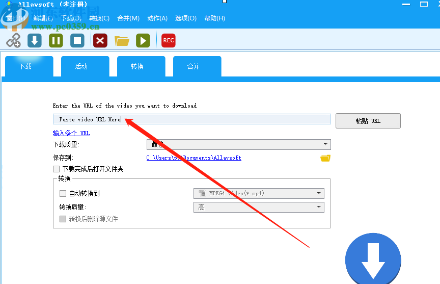 Allavsoft下载网络视频的操作方法
