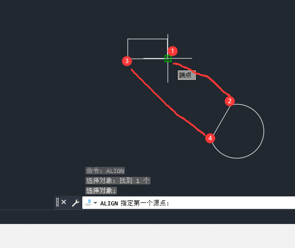 CAD的ALIGN命令如何使用