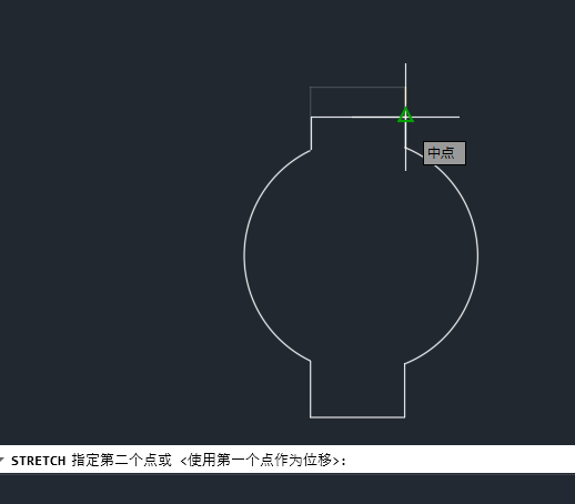 cad怎么拉伸图形变短