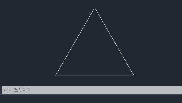 cad三角形画法