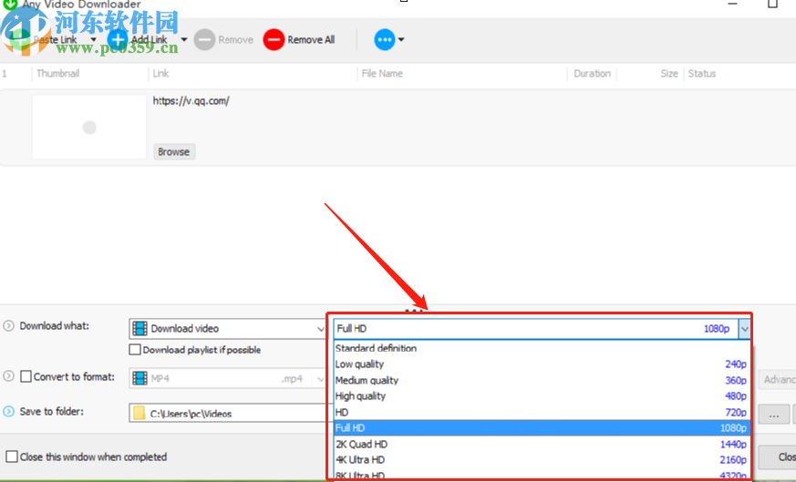Any Video Downloader下载网页视频的方法
