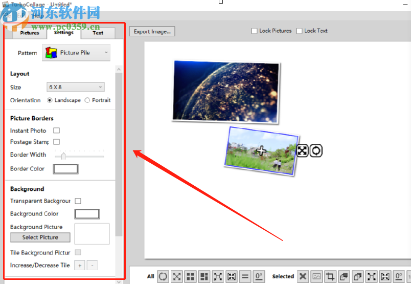TurboCollage拼接多张图片的操作方法