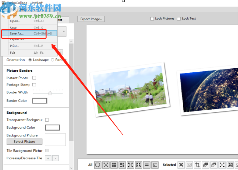 TurboCollage拼接多张图片的操作方法