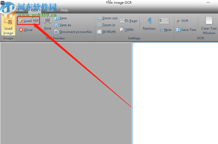 Free Image OCR识别提取PDF文档内容的方法