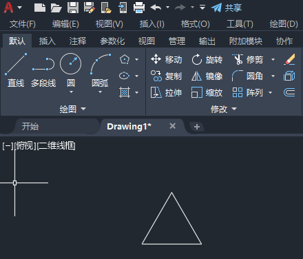 cad怎么画基准符号三角形